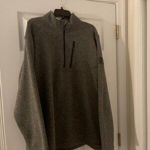 Merrell Men's Heavy Pullover 1/4 Zip Gray SZ 2XL NEW